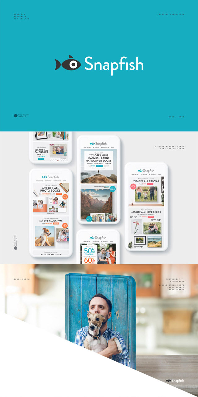 Snapfish design and art direction